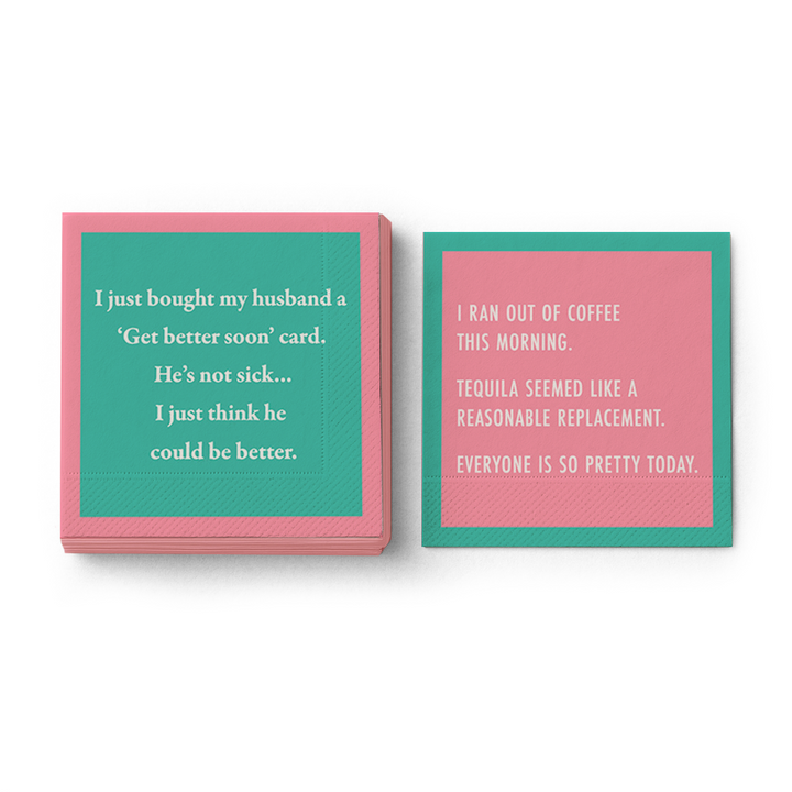 Get better soon Napkin