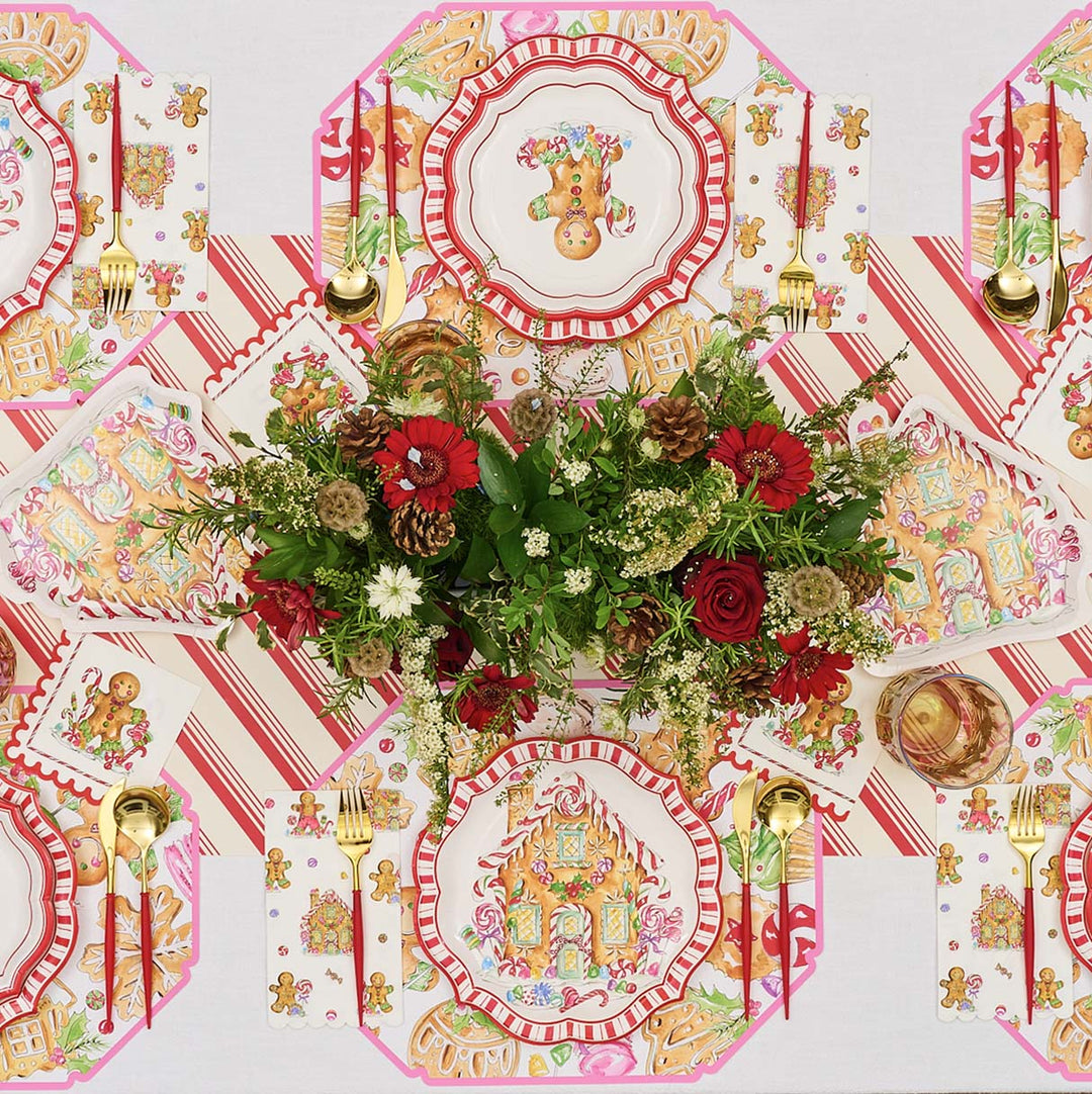 Gingerbread Table Setting