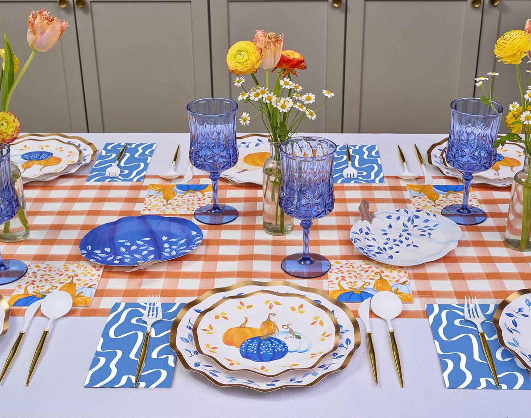 The Ultimate Thanksgiving Tablescape: Harvest Blues