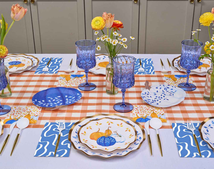 The Ultimate Thanksgiving Tablescape: Harvest Blues