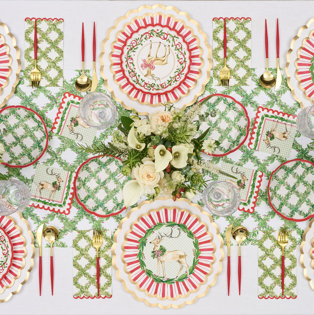 Holly Berry Table Setting