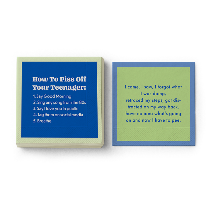 Piss off teenager Napkin