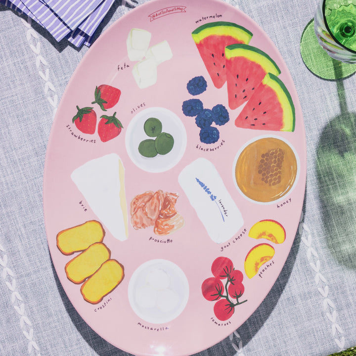 Meg Quinn Melamine Serving Tray