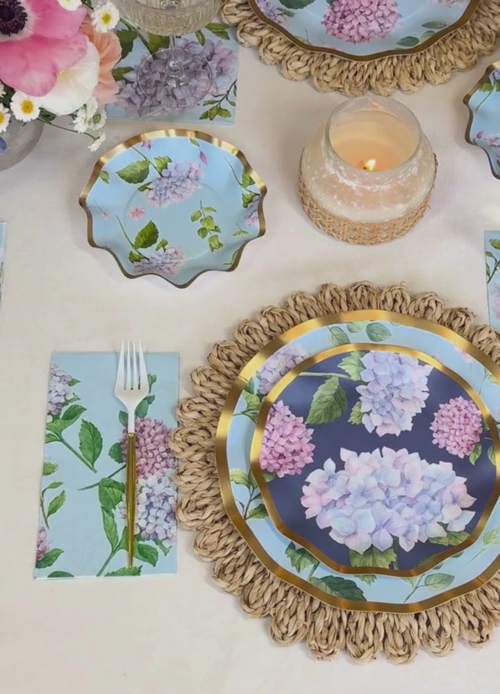 Hydrangea Table Setting.