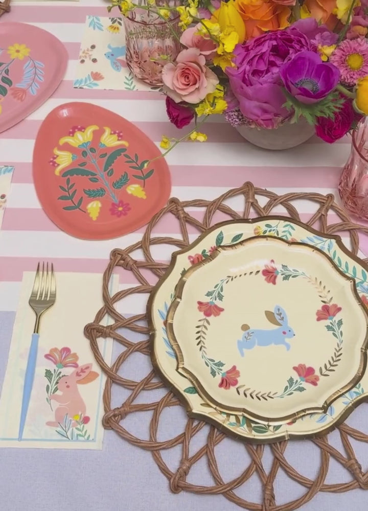 Folklore Easter Dinner Plates/8pk