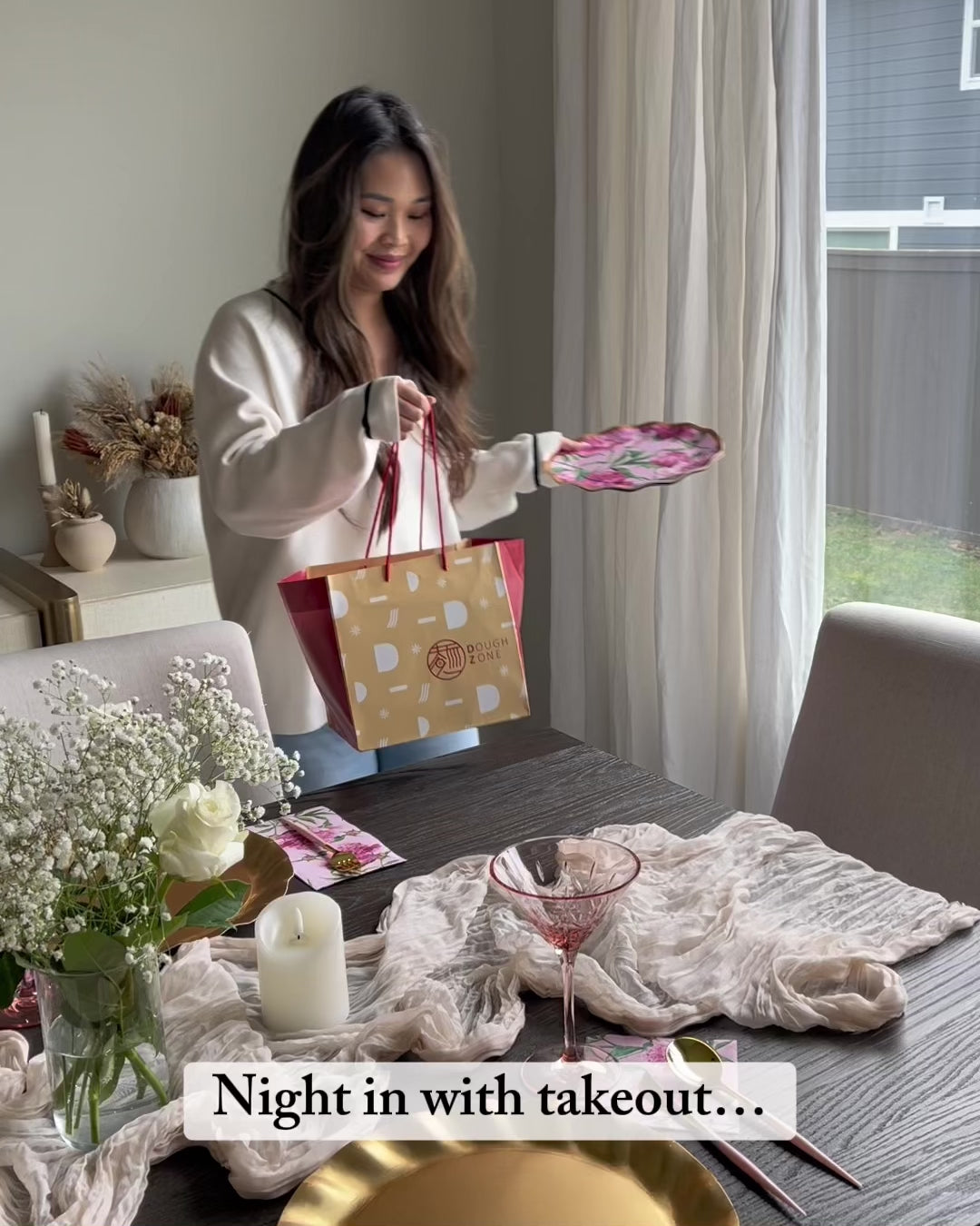 Guest Towel Pink Peonies - 20pkg