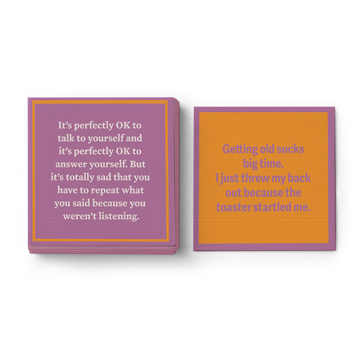 Threw Out Back Napkin