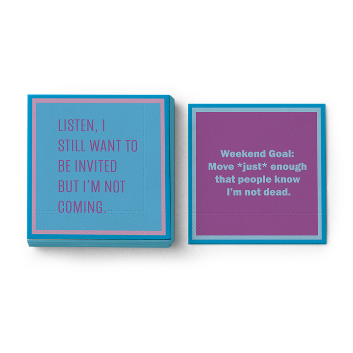 Weekend goal Napkin