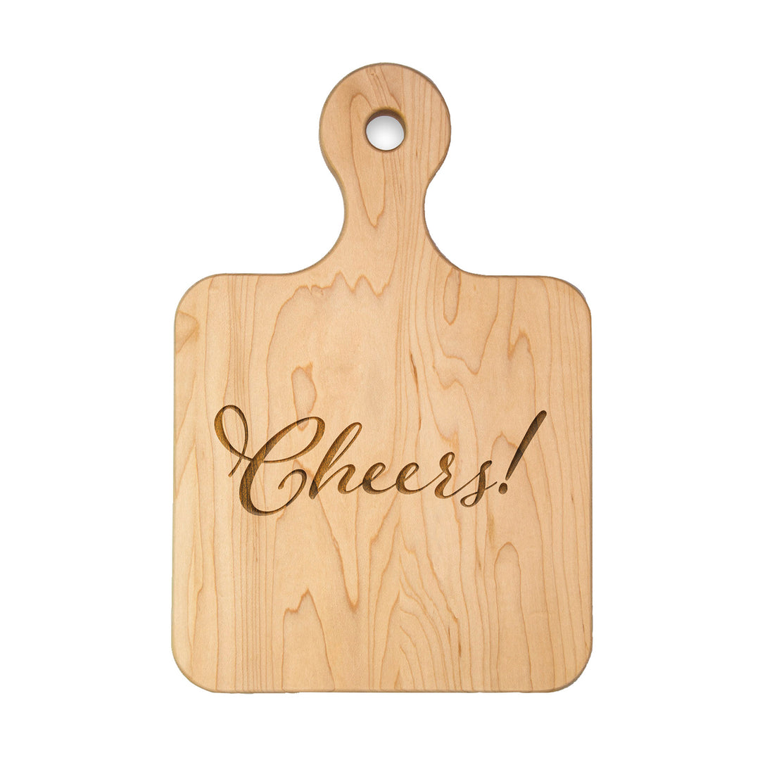 Cheers - Maple Wood Cutting & Cheeseboard 12 x 8"