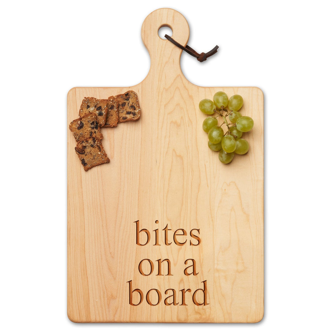 Maple Wood Cutting & Cheeseboard | Bites On A Board | 16 x 10"
