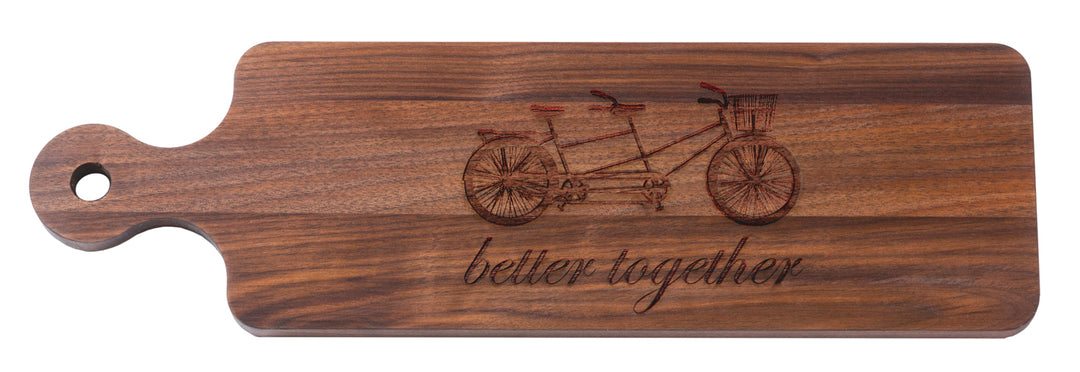 Handled Walnut Bread Board | 20" x 6" | Better Together