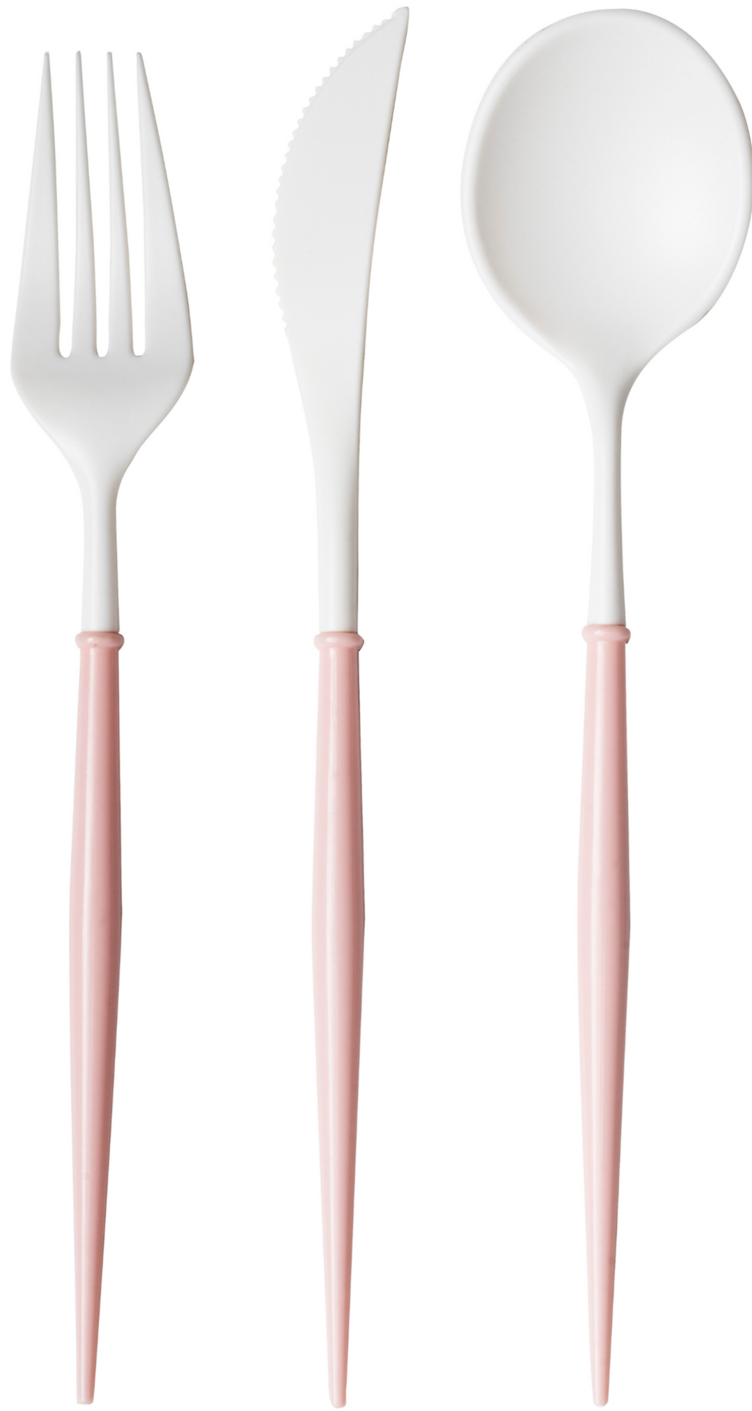 Blush Bella Assorted Plastic Cutlery/24pc, Service for 8