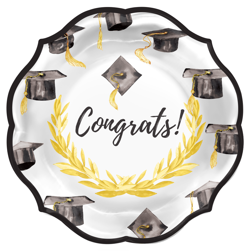 Dinner Plate Graduation/8pk