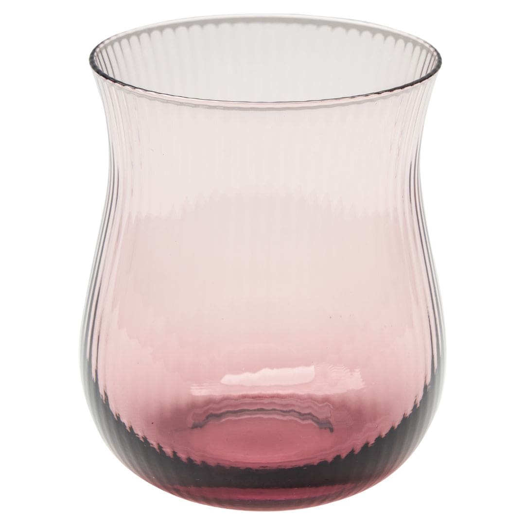 Glass Stemless Wine Jolie Purple 12oz