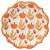 Salad Plate Hello Autumn/8pk