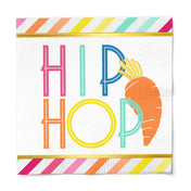 Lunch Napkin Hoppy Easter Foil 2 Ply/16pk