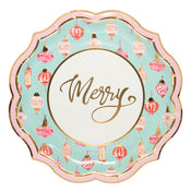 Dinner Plate Jolly Holiday/8 pkg