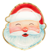 Santa Salad Plate Jolly Holiday/8 pkg