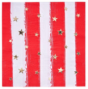 Cocktail Napkin Patriotic Confetti/20ct
