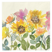 Cocktail Napkin Sunflower 3 Ply/20pk