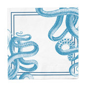 Cocktail Napkin Nautical Octopus 3 Ply/20pk
