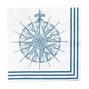 Cocktail Napkin Nautical 3 Ply/20pk