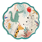 Dinner Plate Party Animal Foil/8pk