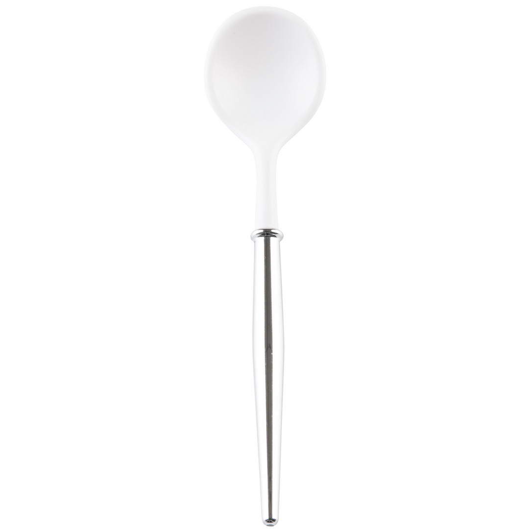 Silver Bella Plastic Cocktail Spoons/50pc