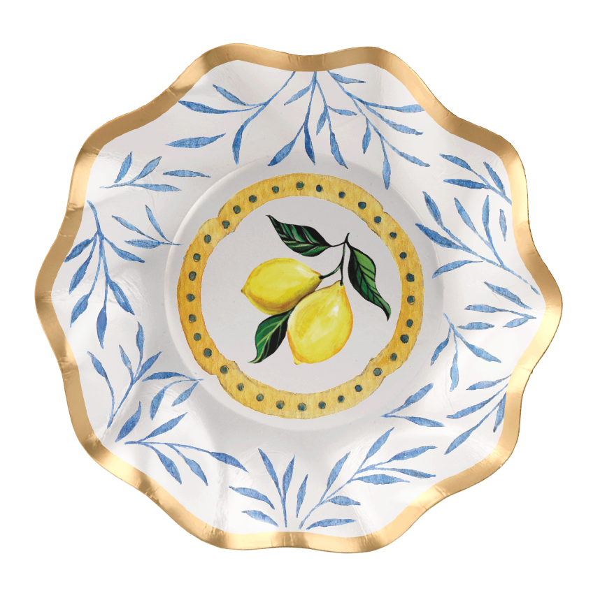 Appetizer/Dessert Bowl Capri Coast/8pk