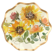 Appetizer/Dessert Bowl Sunflower Foil/8pk