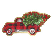 Truck Plate Holiday Buffalo Check/8pk