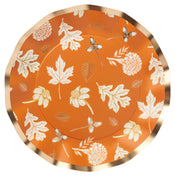 Dinner Plate Harvest Garden Foil/8pk