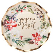 Salad Plate Winter Blossom Foil/8pk