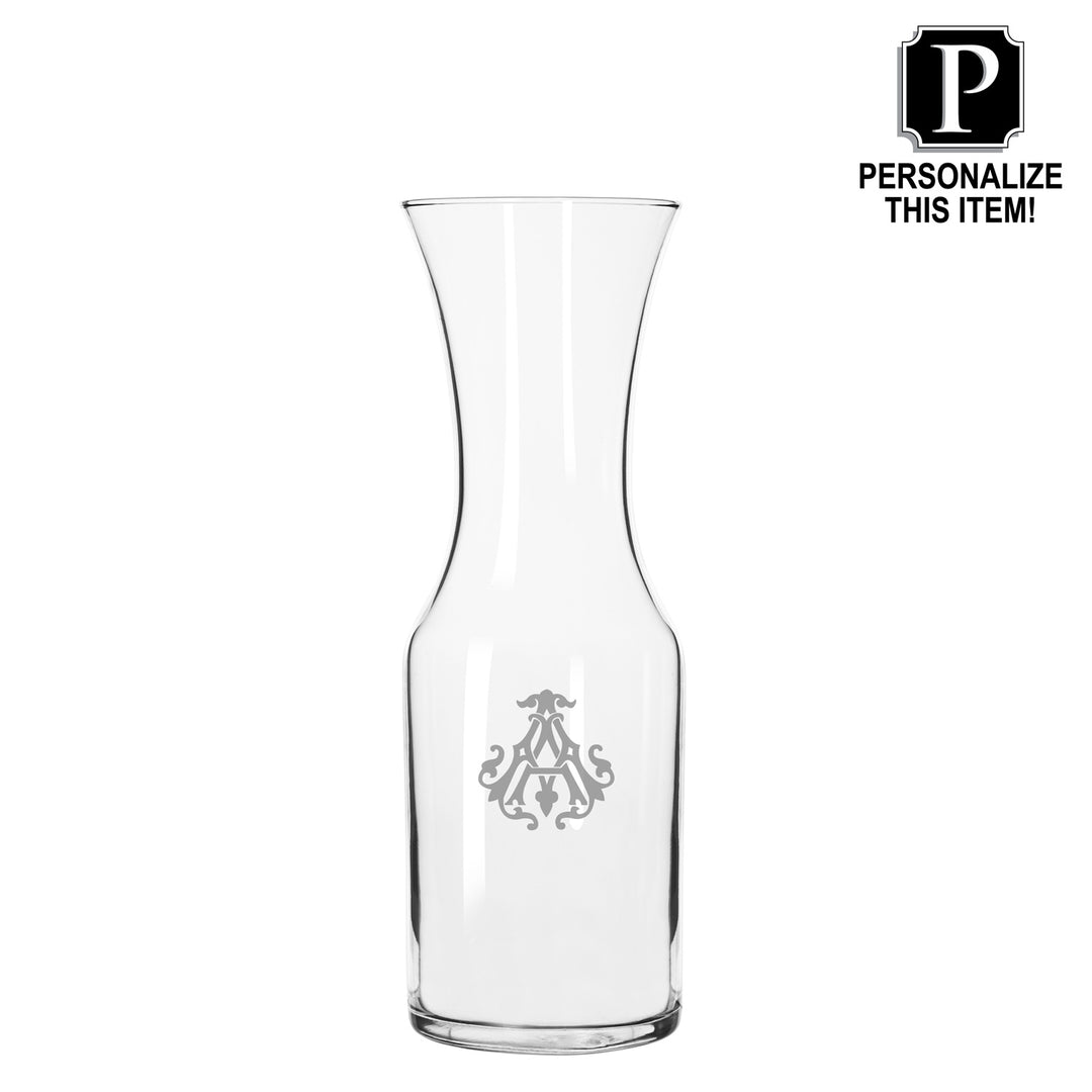 Carafe - Personalized 40oz Glass Carafe/Decanter