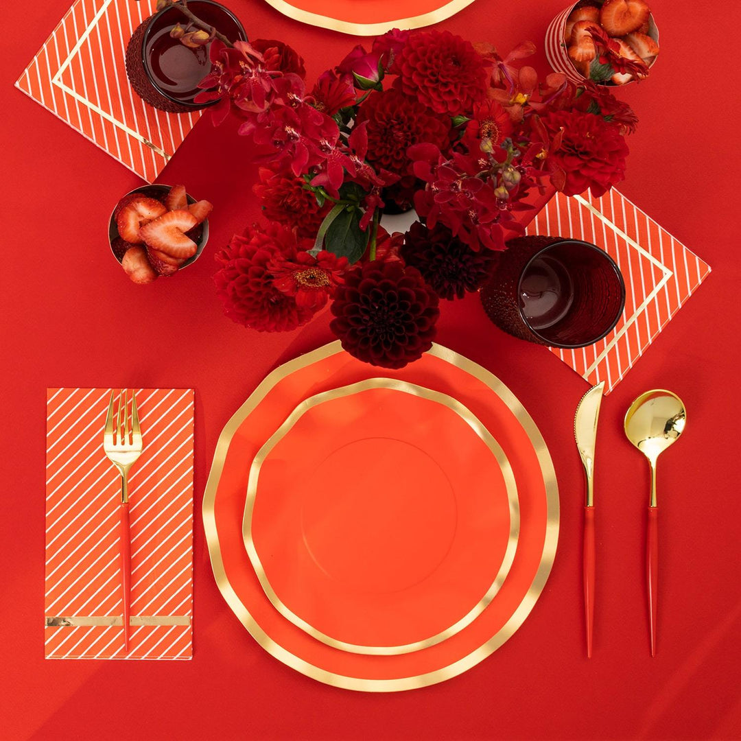 Everyday Red Table Setting