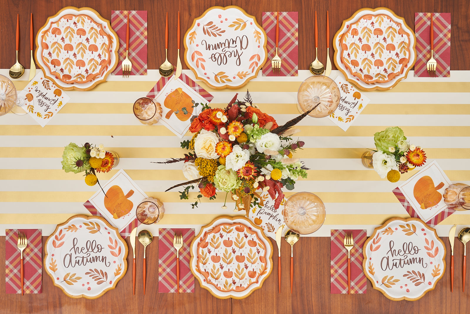 Harvest Table Settings