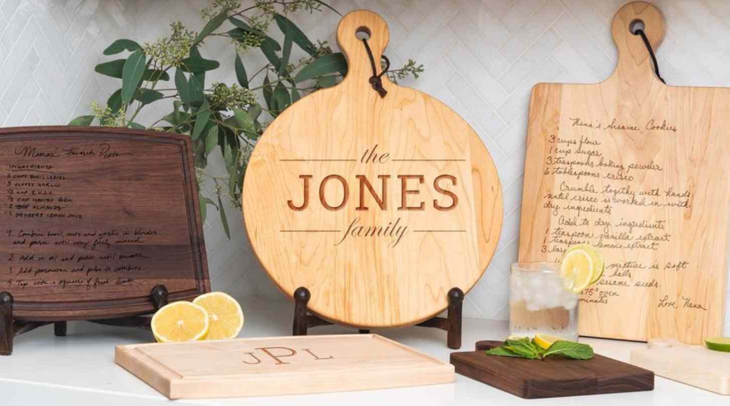 Personalized Cutting + Cheeseboards