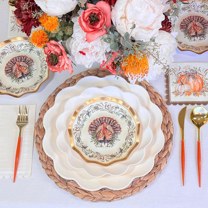 Ivory Harvest Table Setting