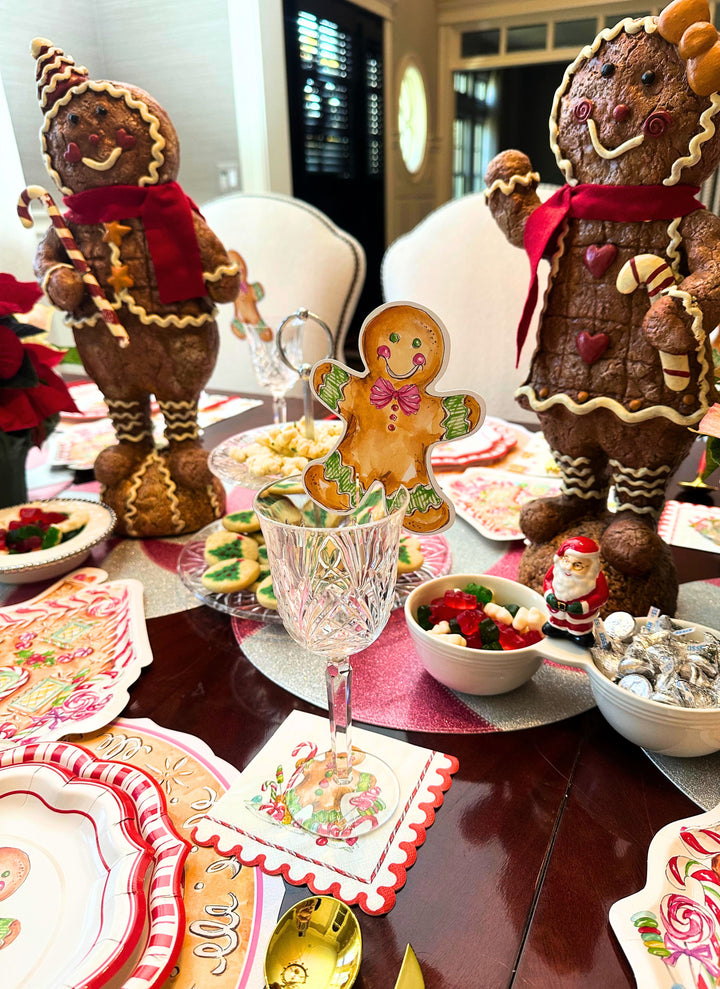 Gingerbread Table Setting