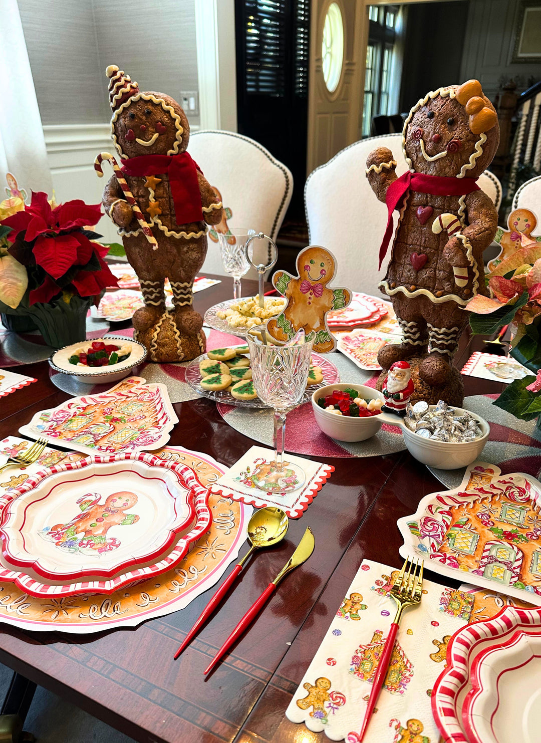 Gingerbread Table Setting