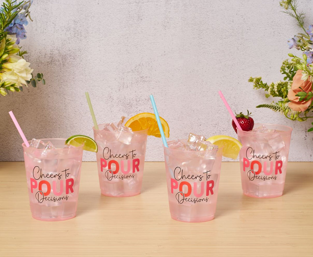 Cocktail Cheers Frost Flex Cups/8pk - Cheers to Pour Decisions