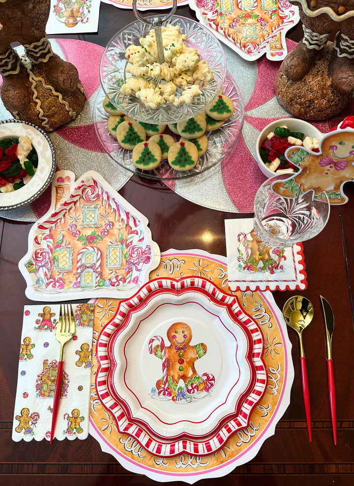 Gingerbread Table Setting