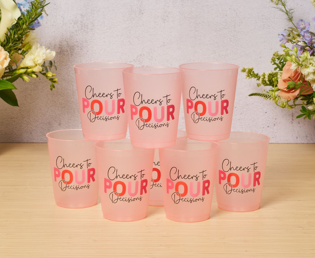 Cocktail Cheers Frost Flex Cups/8pk - Cheers to Pour Decisions