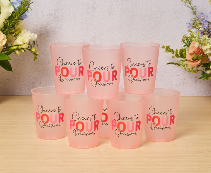 Cocktail Cheers Frost Flex Cups/8pk - Cheers to Pour Decisions