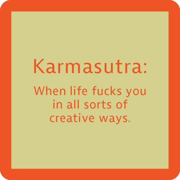 Karmasutra Coaster