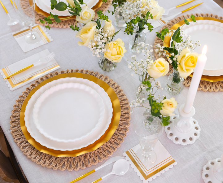 Simply Eco Dinner Plate- White/8pkg