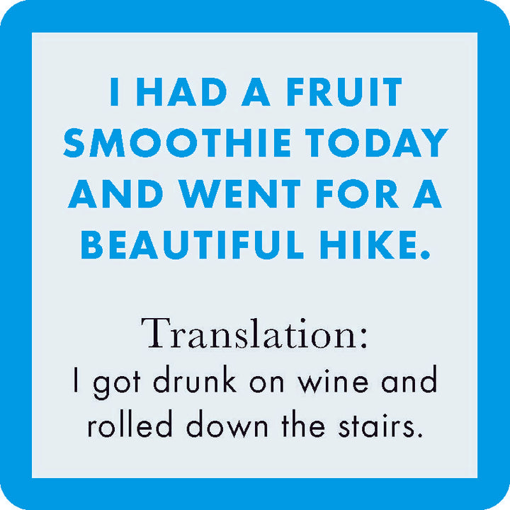 Fruit Smoothie Coaster
