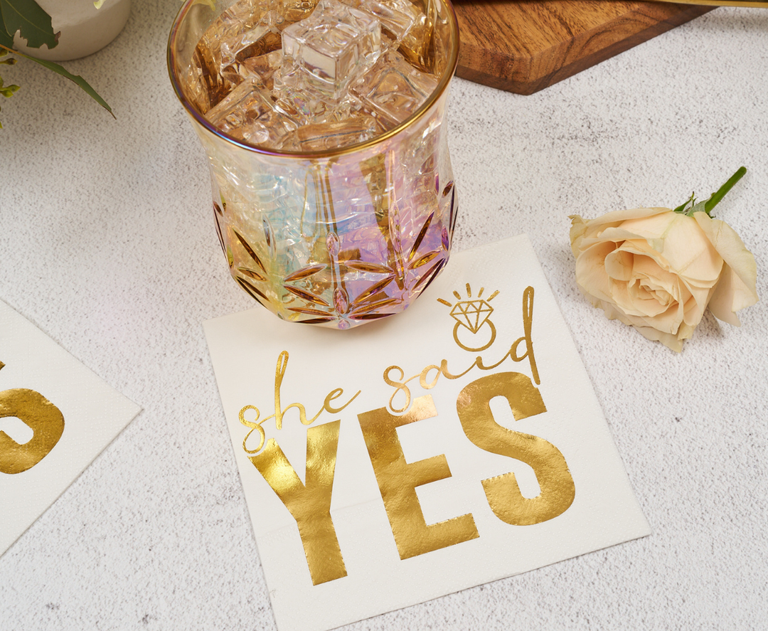 She said Yes Cocktail Napkins /26pk
