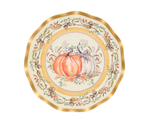 Turkey & Gourds Salad Plates/8pk