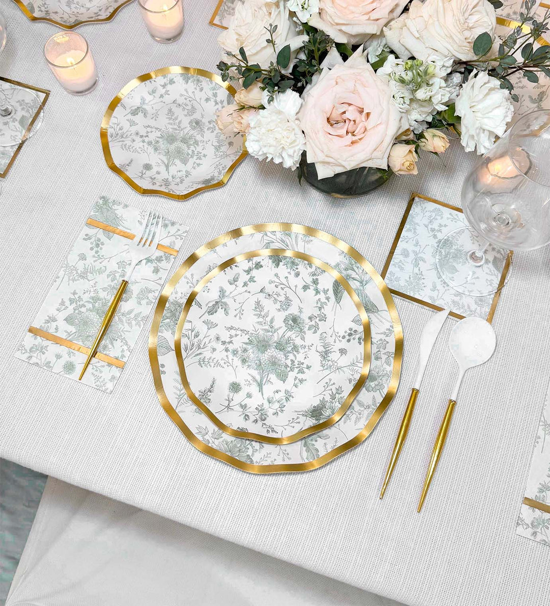 Timeless Table Setting: Sage